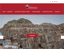 Tablet Screenshot of extremedoors.ca